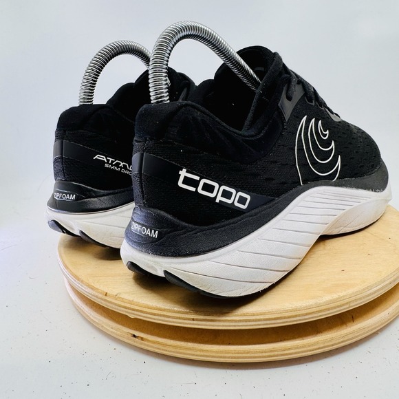 Topo Designs Atmos Running Shoes Black Women's 7.5 Cushioned Lightweight Comfort - Picture 5 of 7